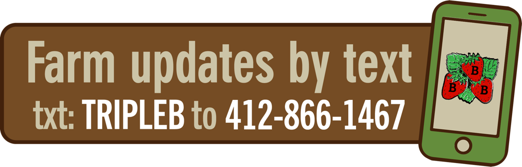 Farm Updates by text. Send TRIPLEB to 866-933-1117