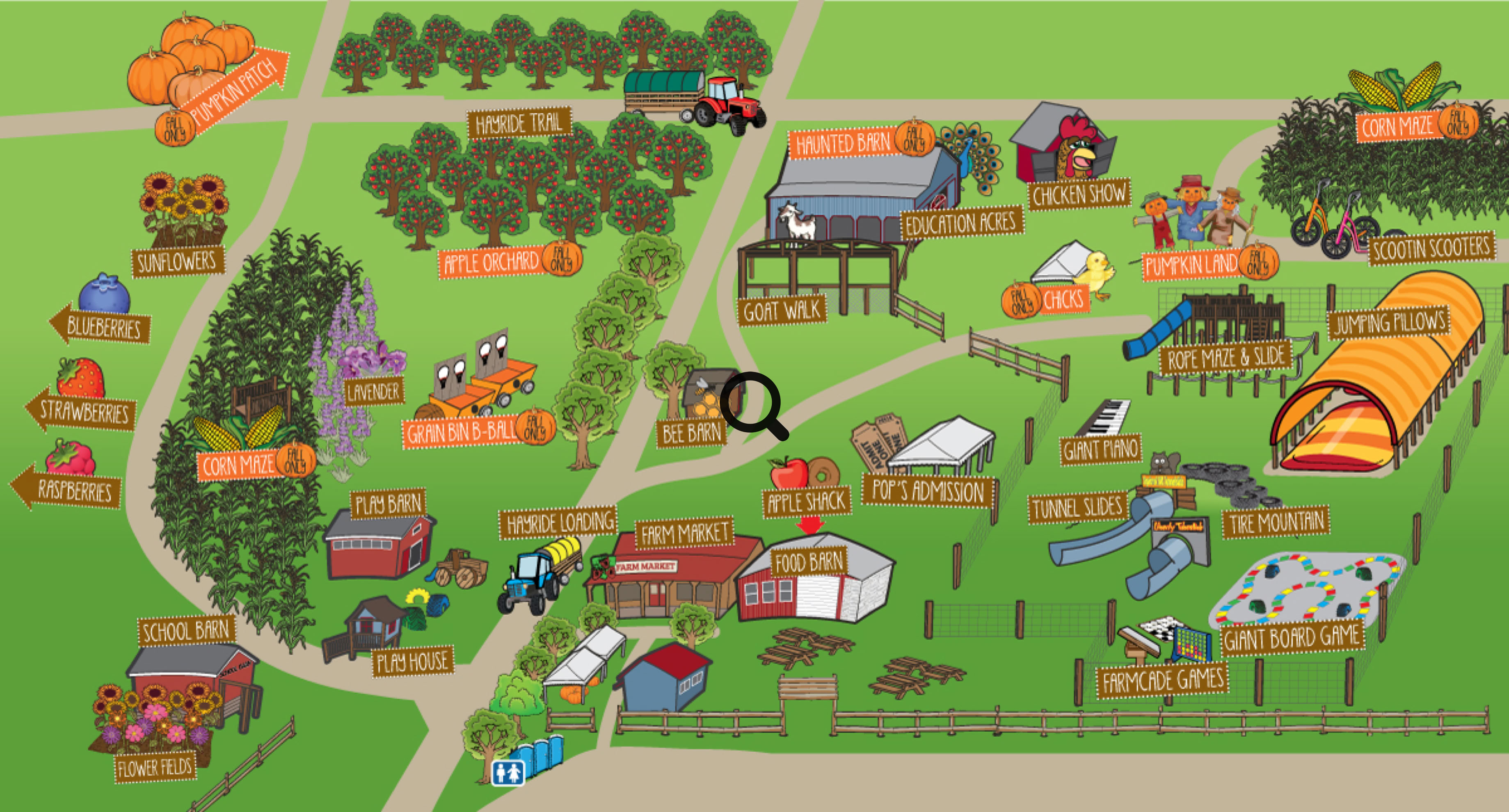 Triple B Farm Fun Map